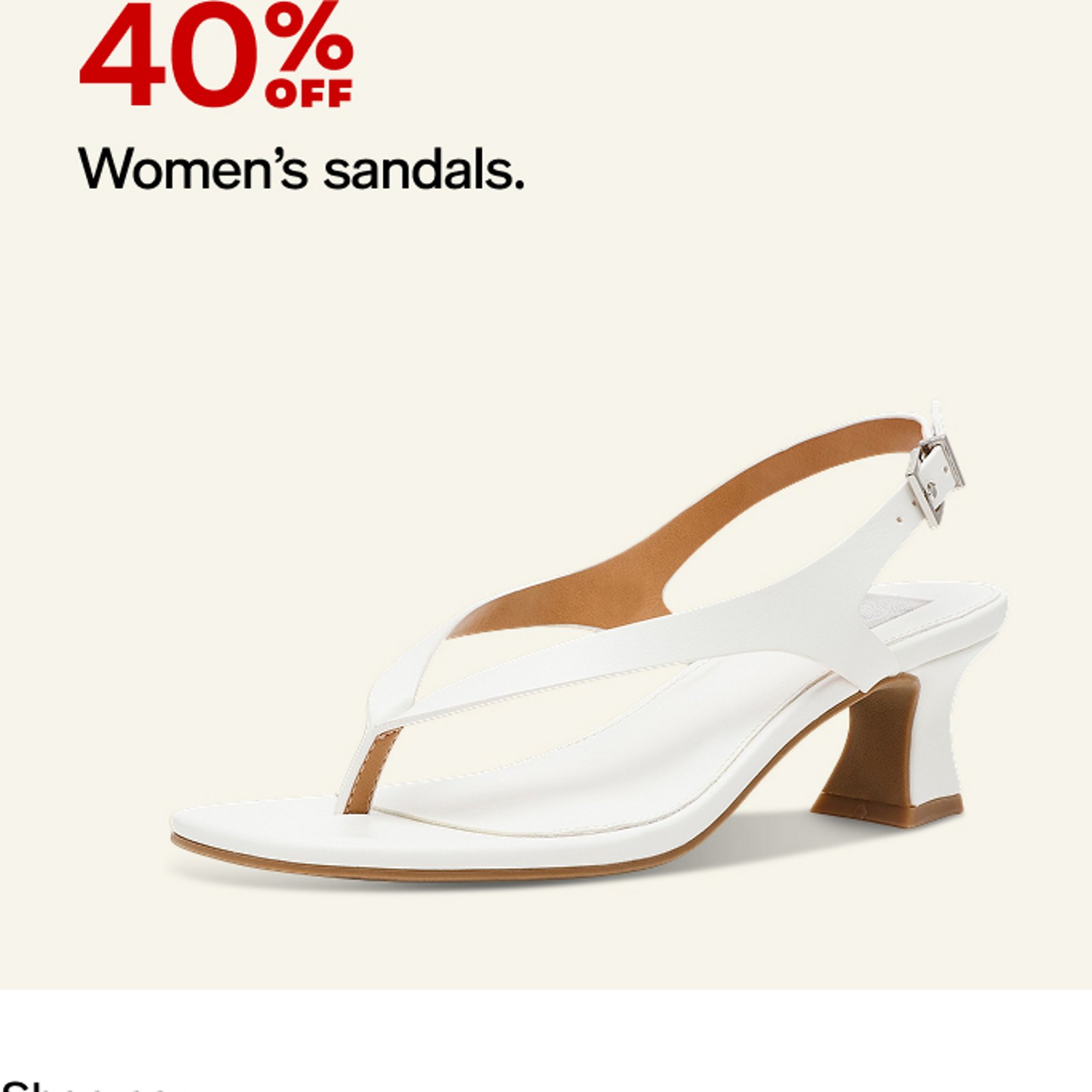 40% off Womens Sandals