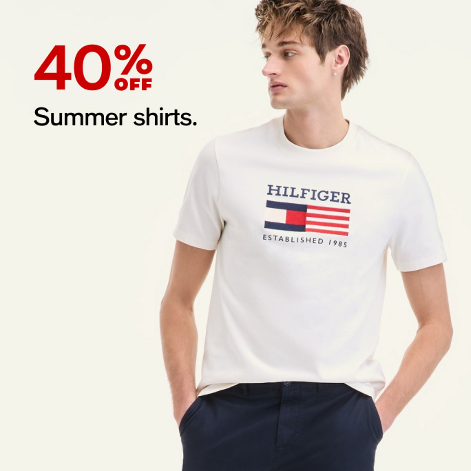 40% off Summer shirts