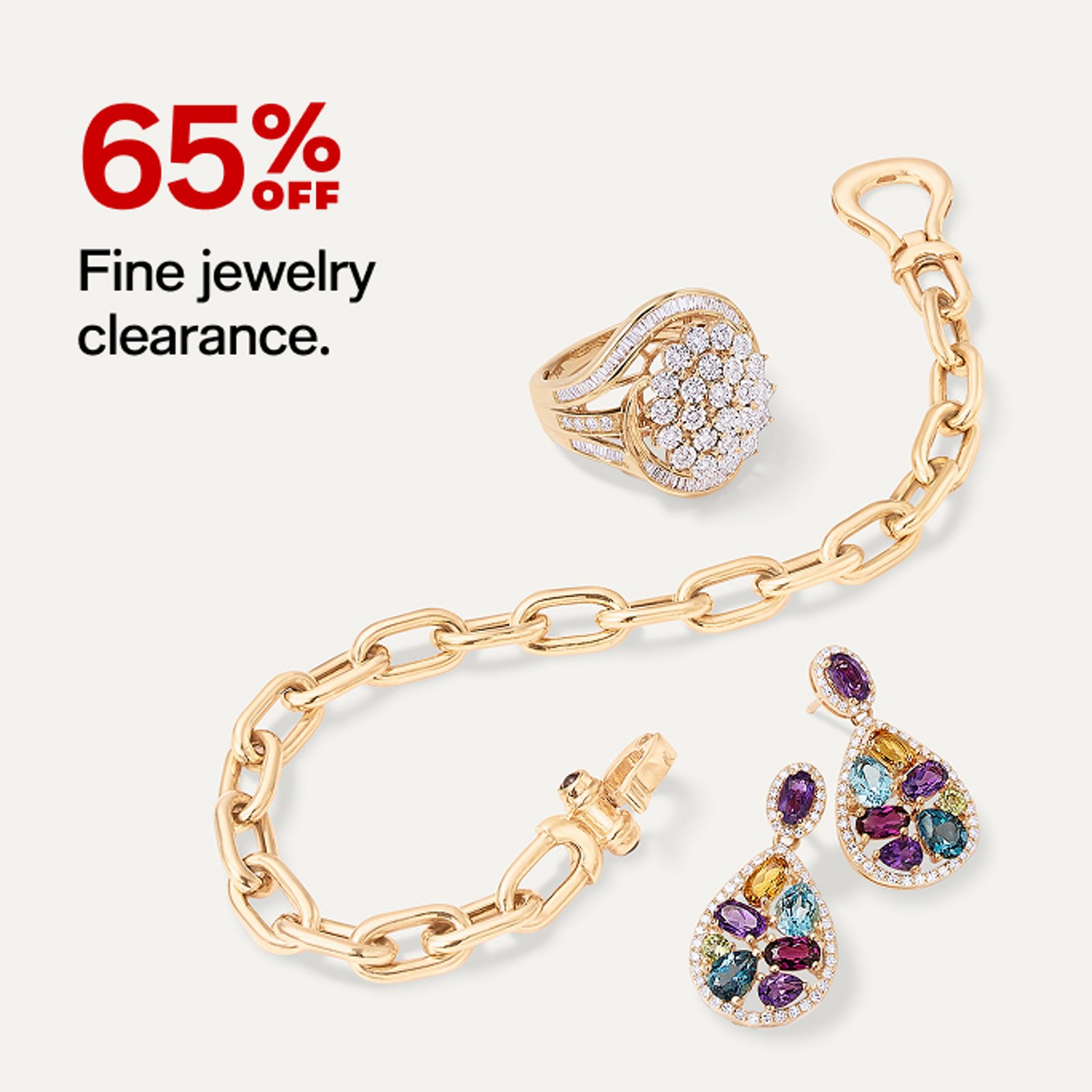 65% off Fine Jewelry Clearance
