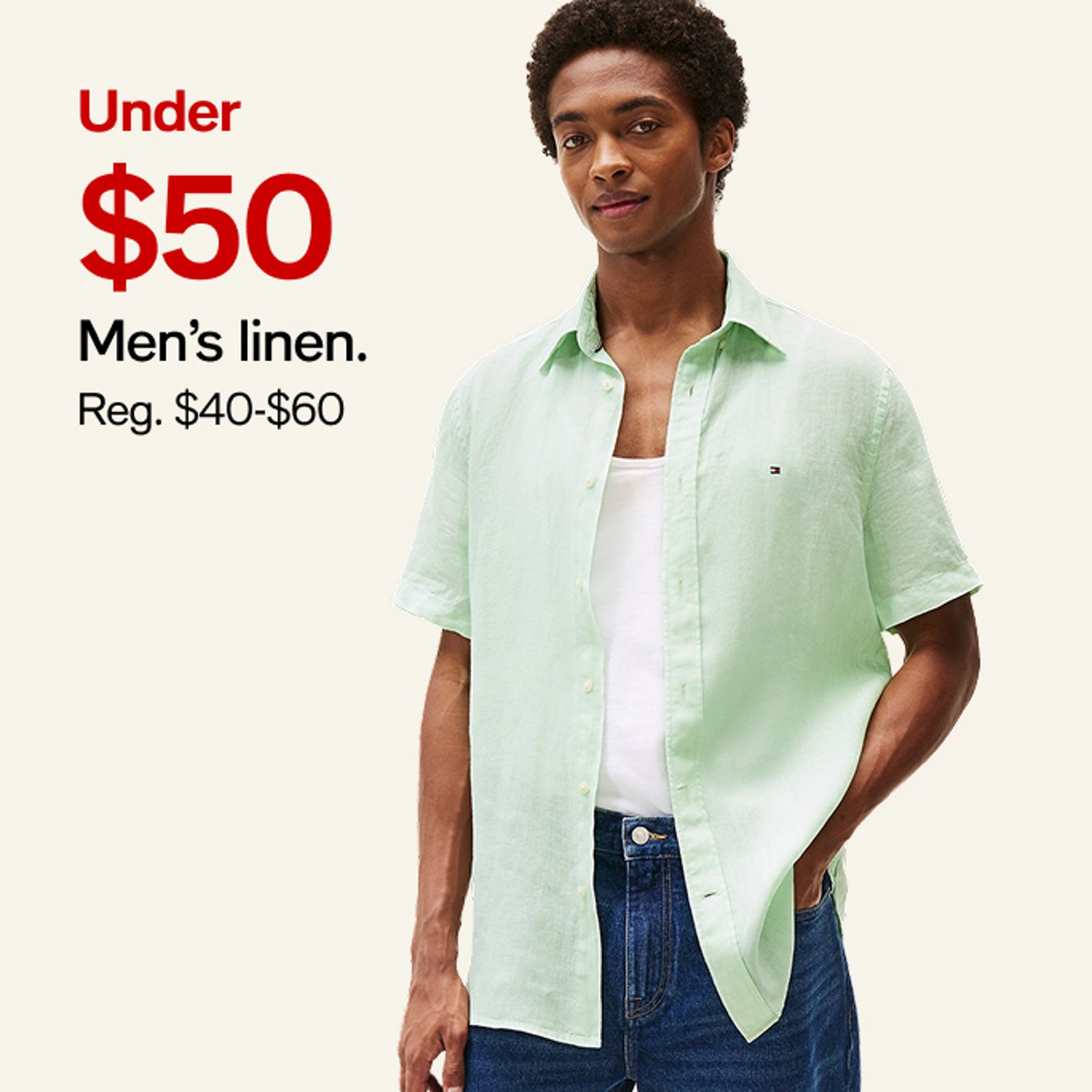 Under $50 Men's linen