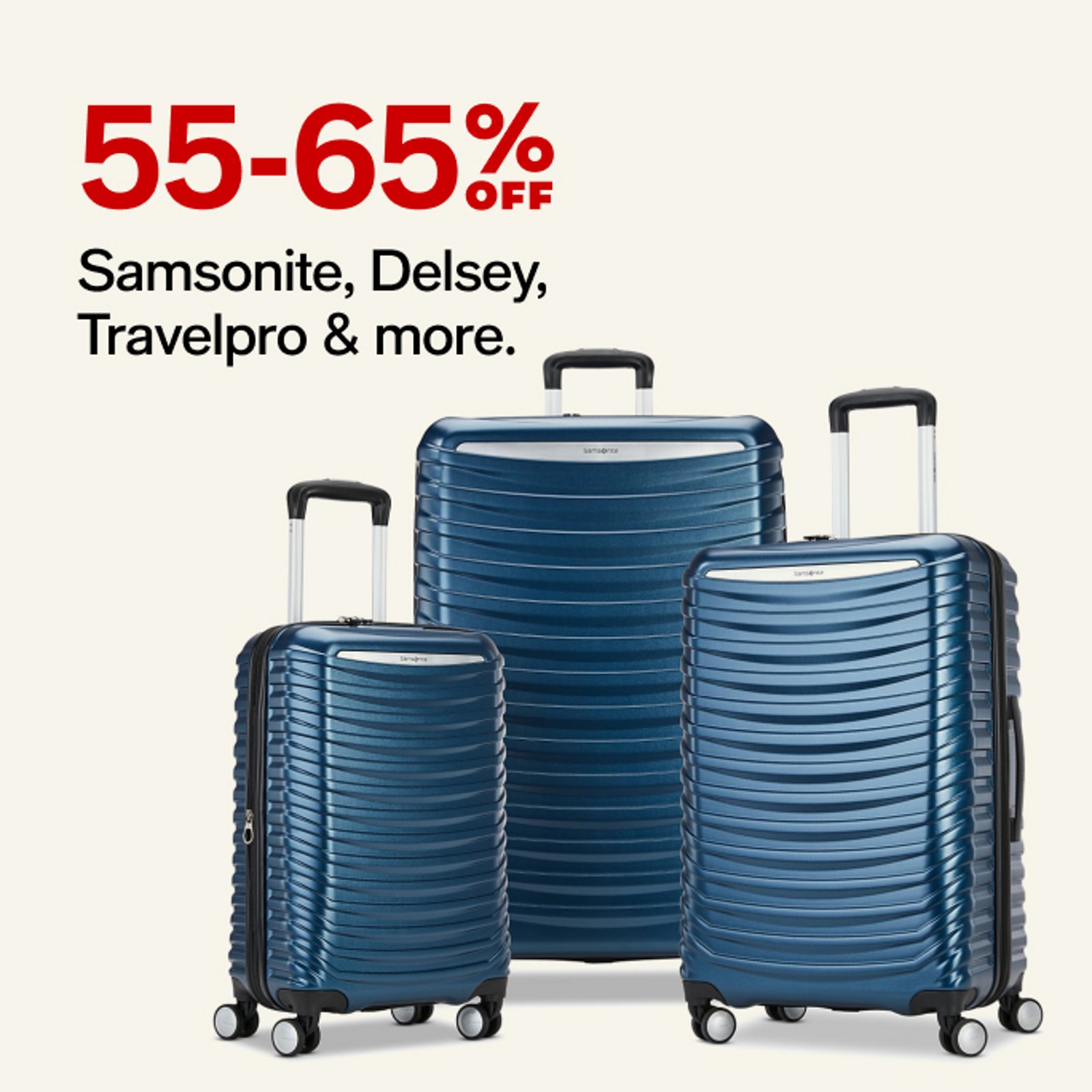 luggage 50 off