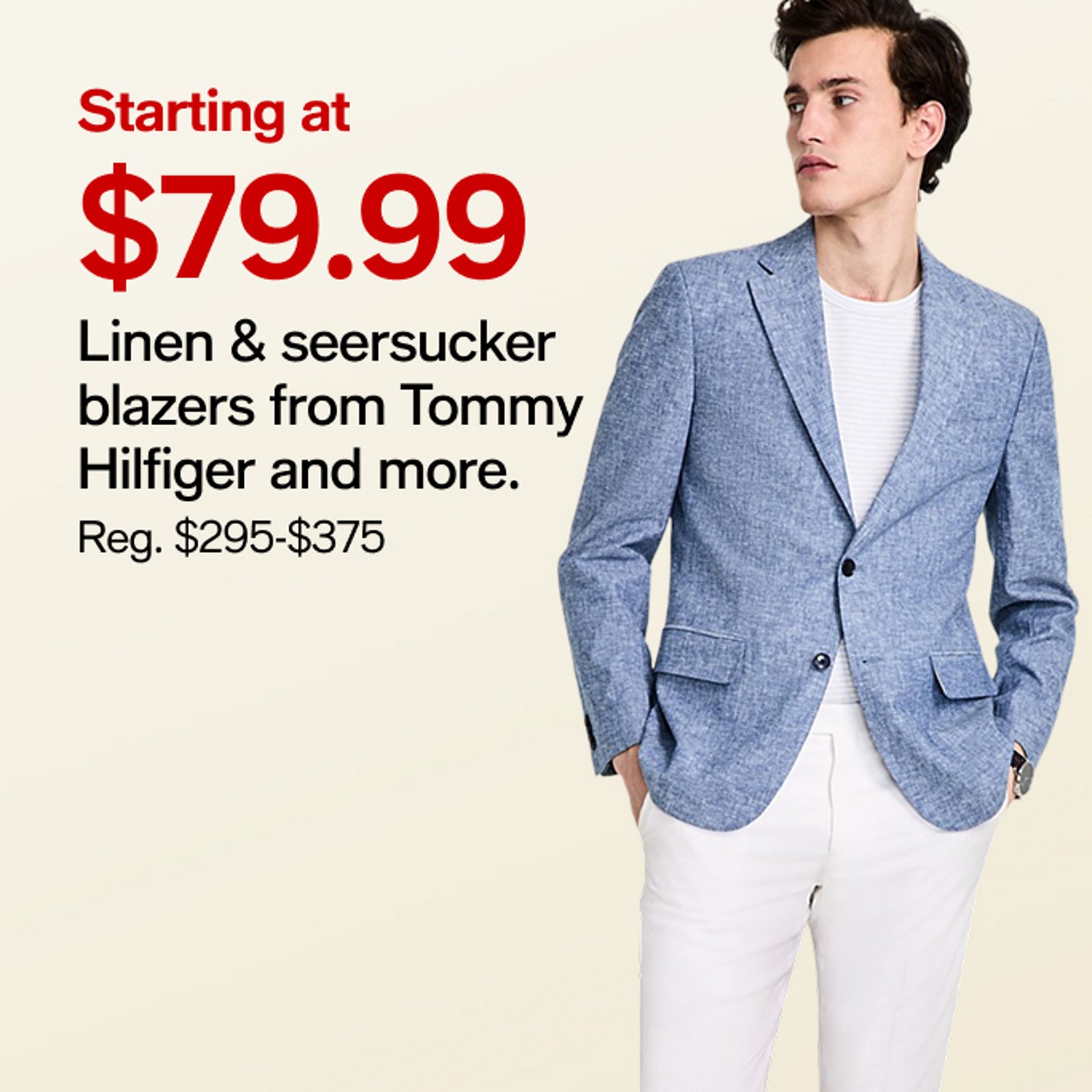 Linen $ seersucker blazers from Tommy Hilfiger and more