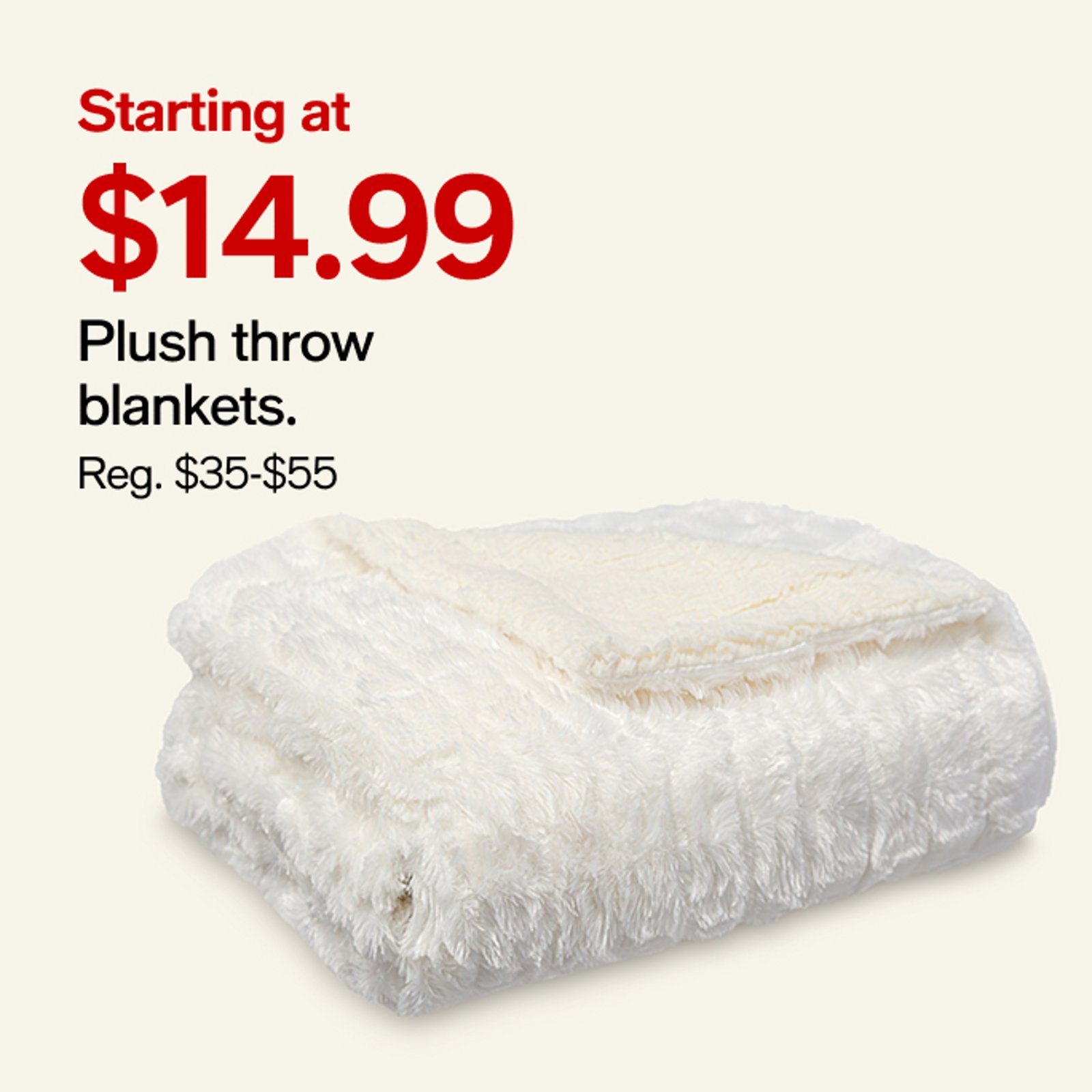 Plush throw