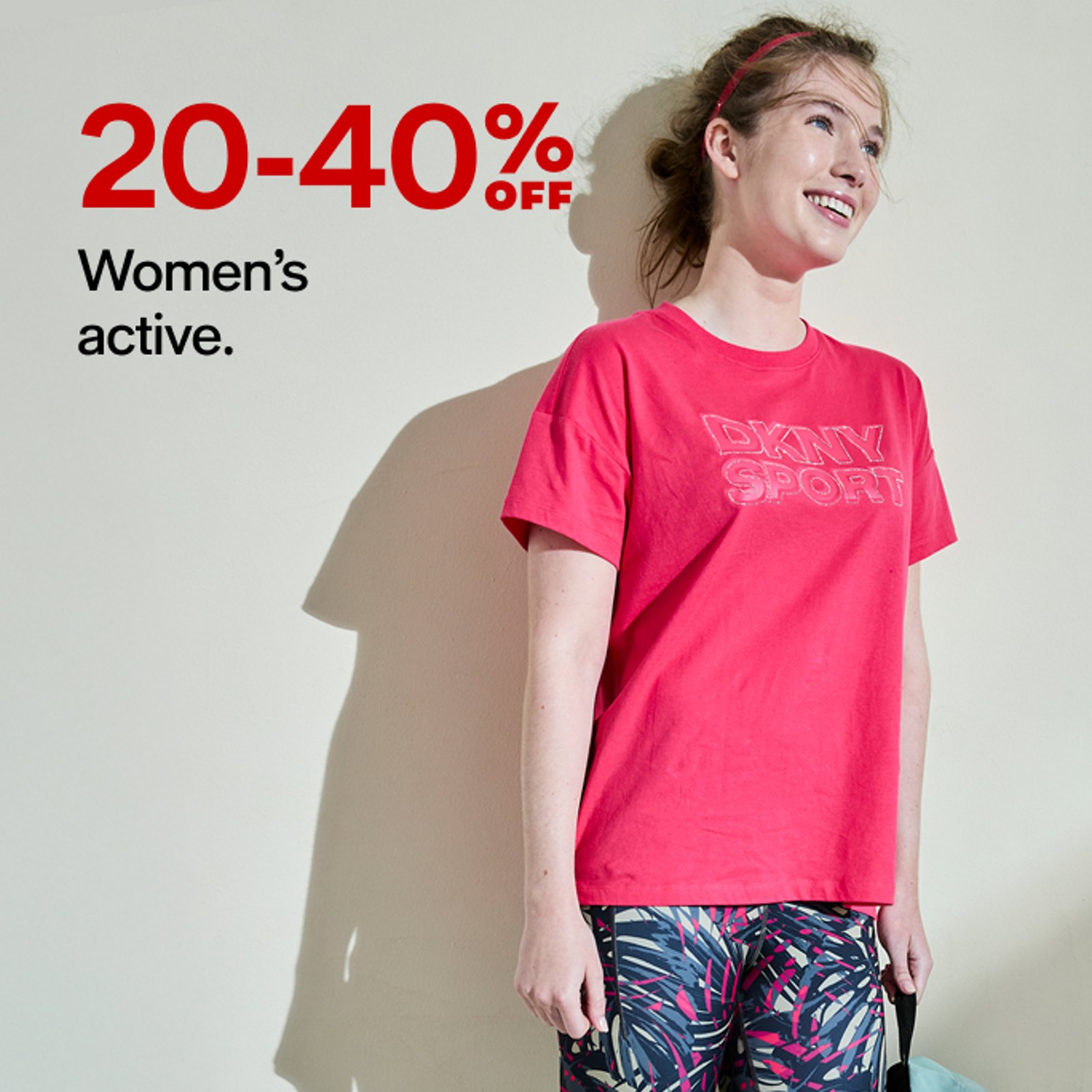 20-40% off Women's Active