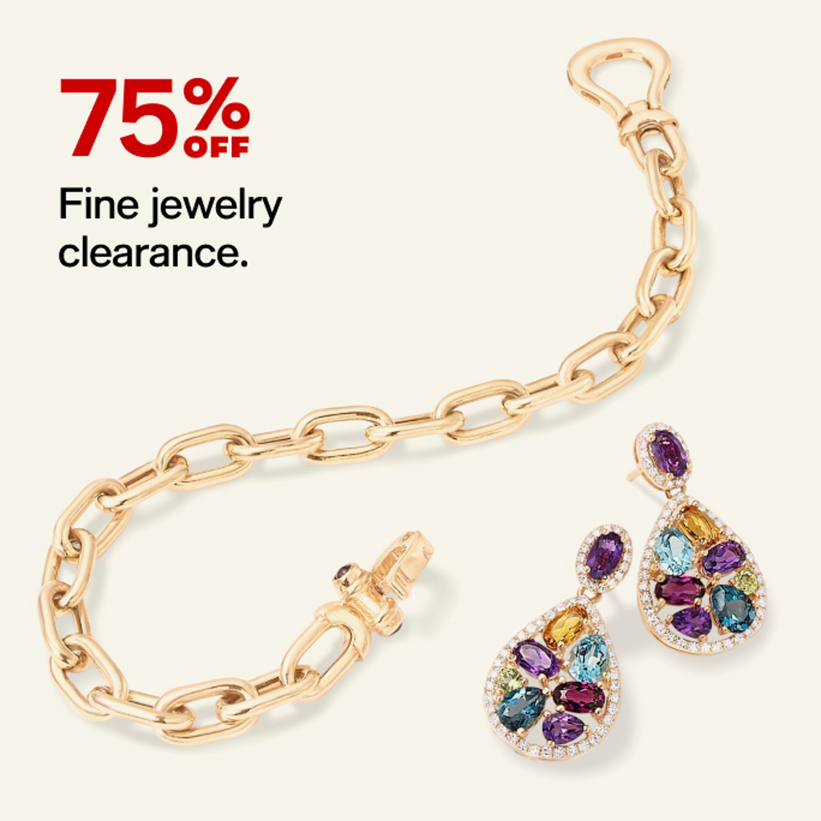 65% off fine jewelry clearance