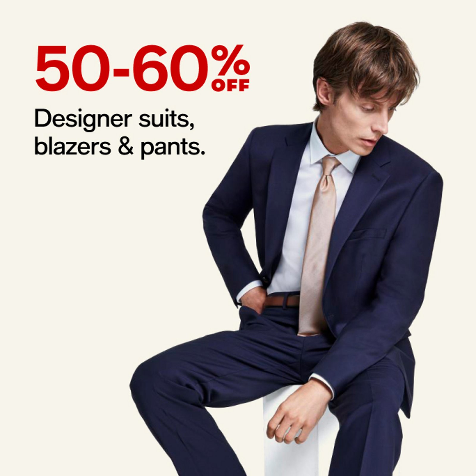 Designer suits, blazers & pants