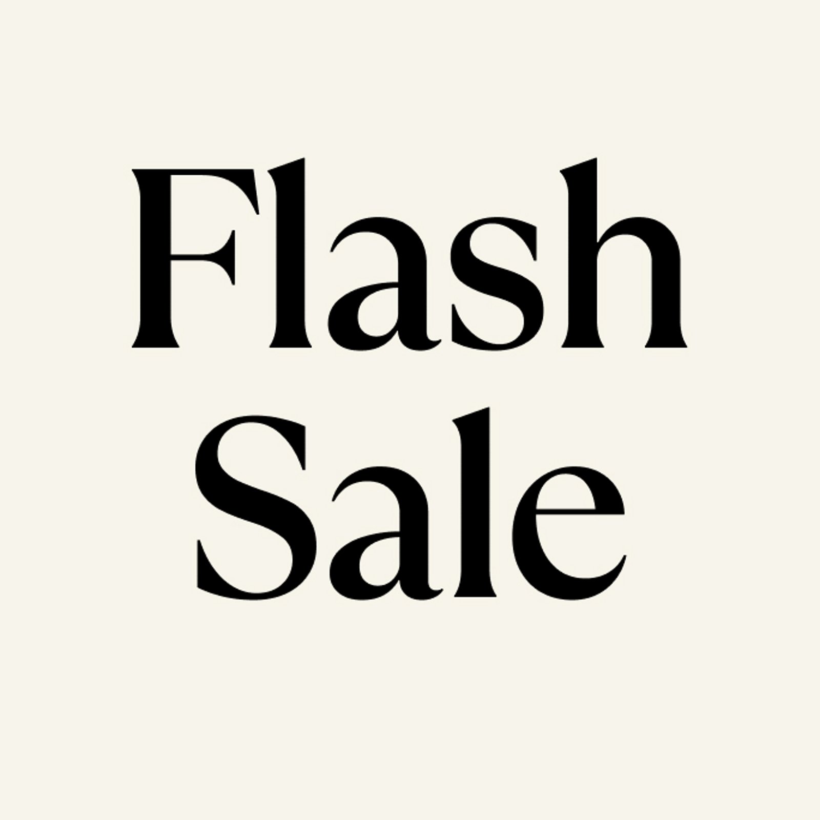 Flash Sale