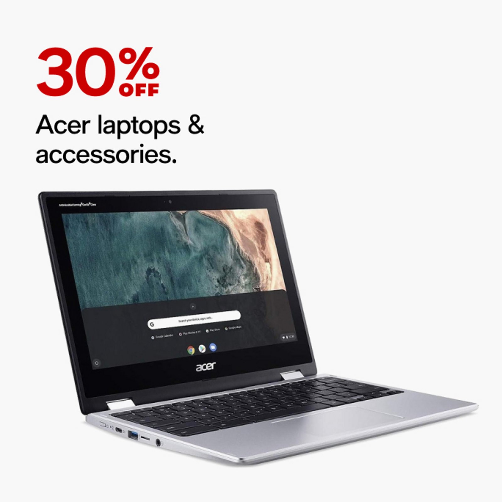 30% off Acer laptop