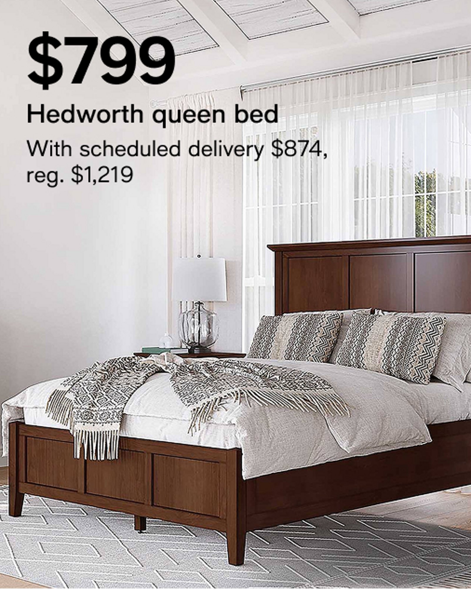 Hedworth queen bed