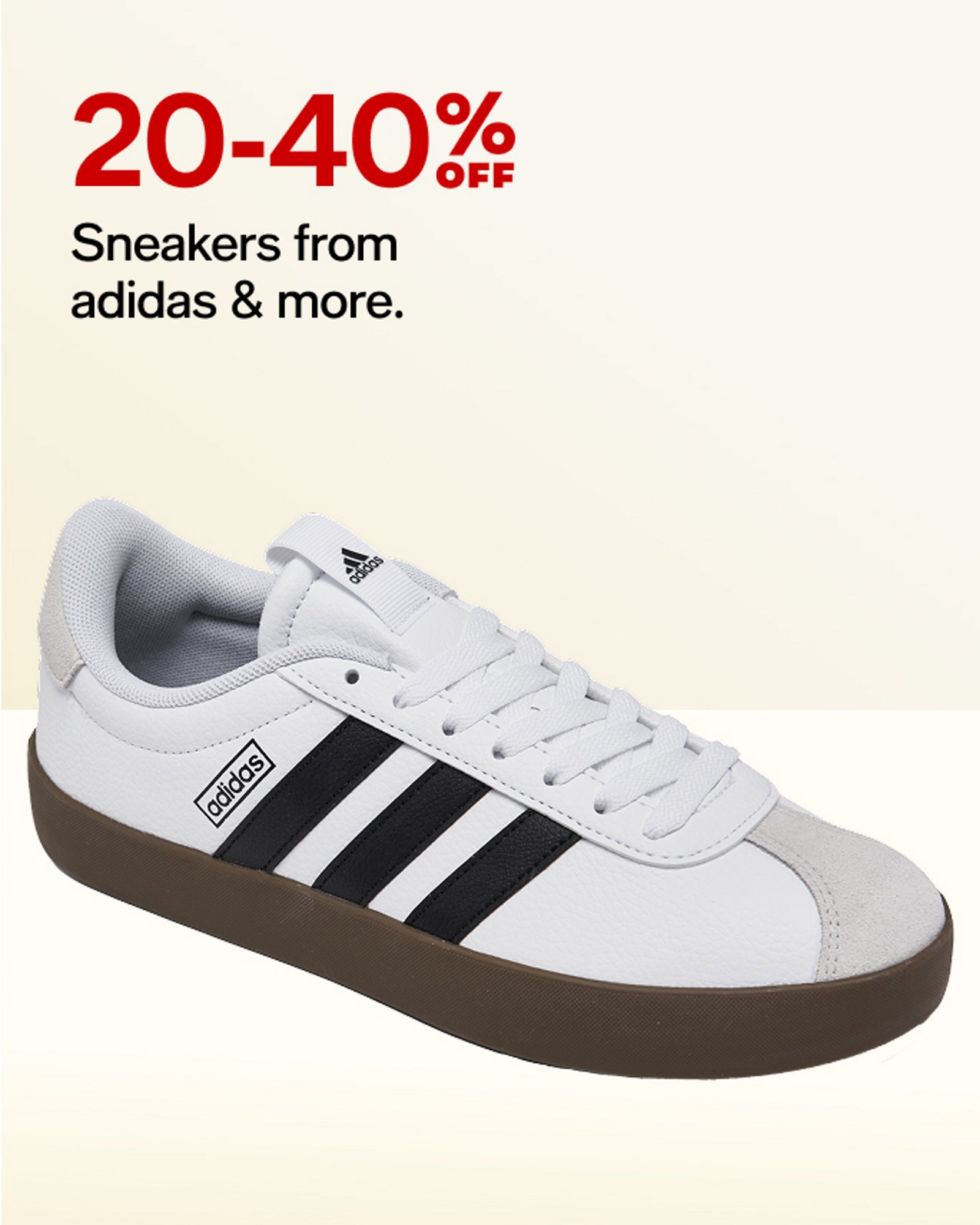 20-40 off sneakers from adidas