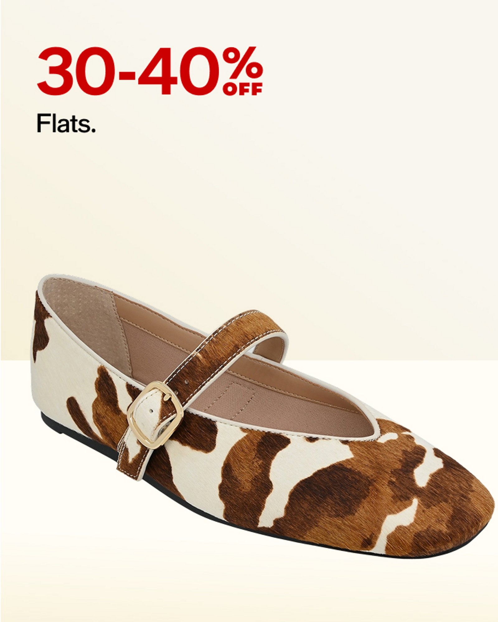 30-40% off flats