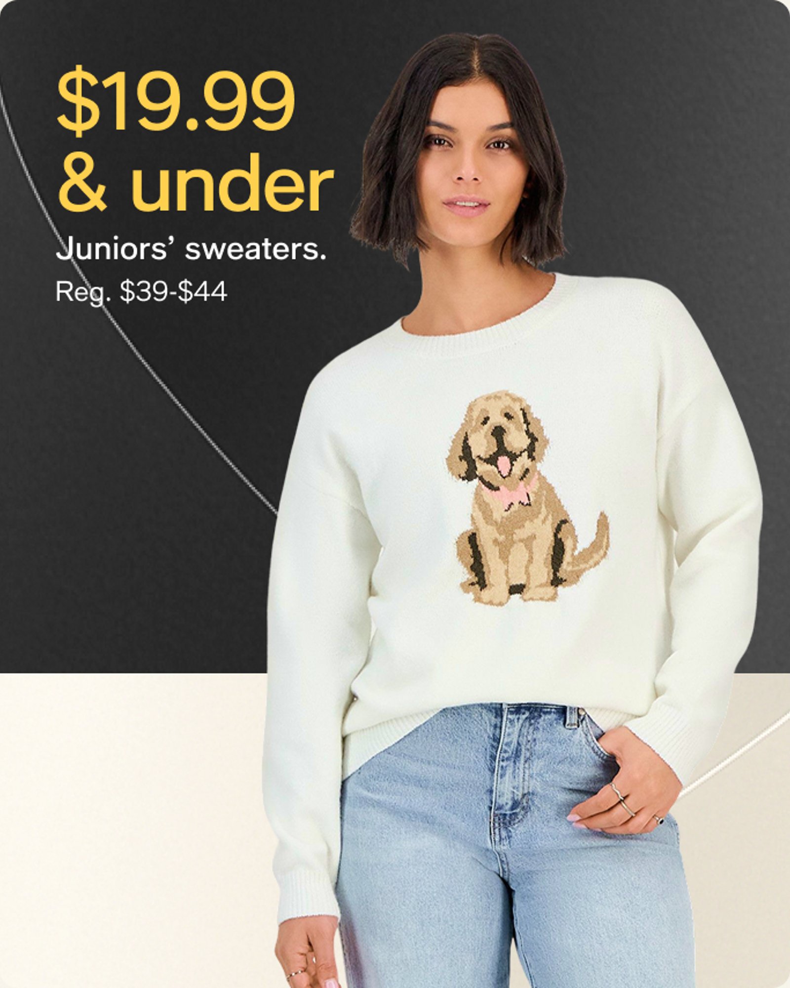 $19.99 Juniors Sweaters