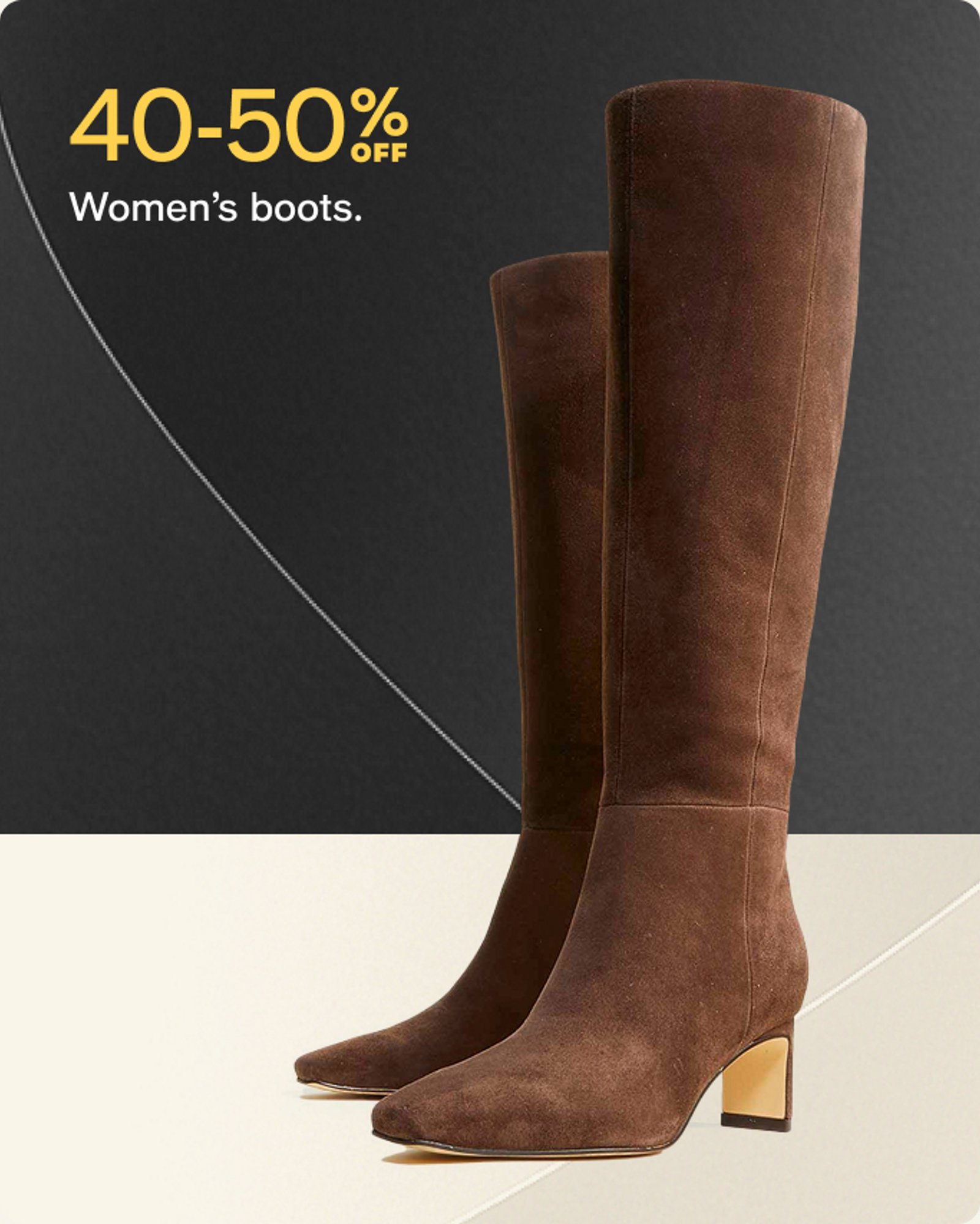 40-50% off Boots