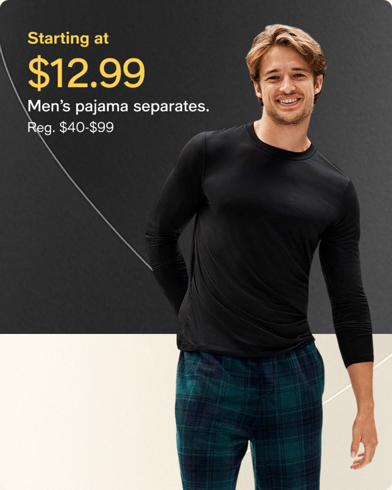 Starting $12.99 Men's pajama