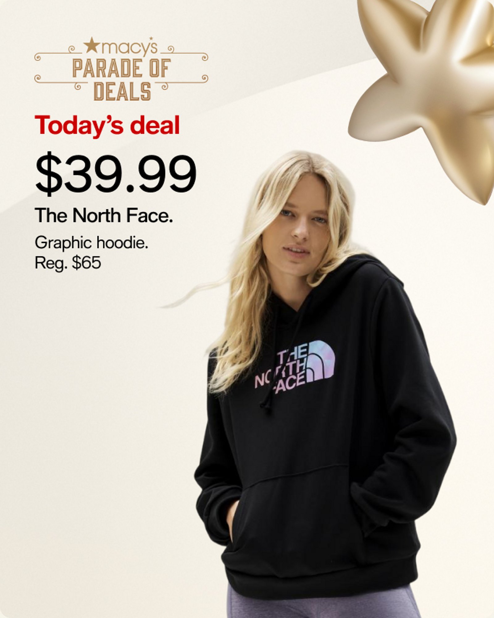 The North Face $39.99 Graphic Fleece Hoodie (POD)